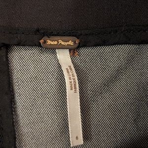 Free People Modern Femme black denim mini skirt, size 6